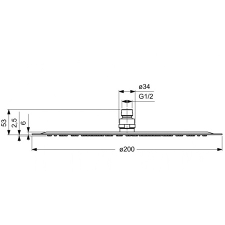 верхний душ ideal standard idealrain luxe b0383my
