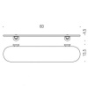 полка colombo design basic b2716