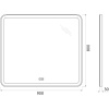 Зеркало BelBagno SPC-MAR-900-800-LED-TCH-WARM с подсветкой с подогревом с сенсорным выключателем