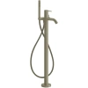 Смеситель Gessi Gessi316 54028#727 для ванны с душевой лейкой, напольный, цвет Brass Brushed PVD