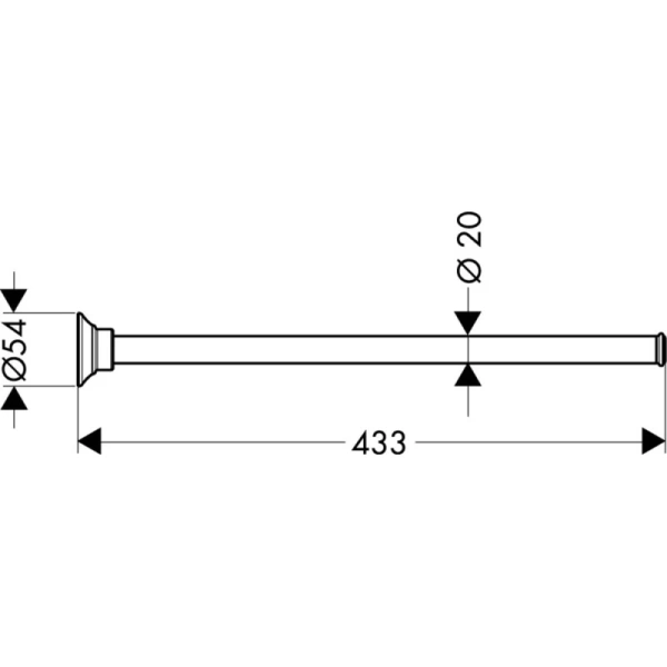 Полотенцедержатель 43,3 см Axor Montreux 42020310