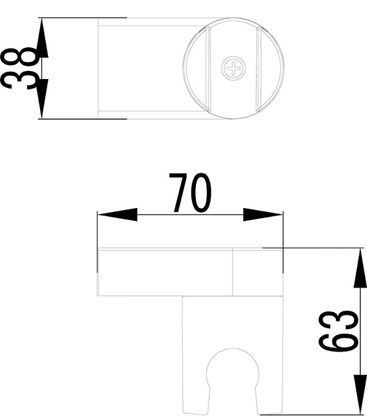 держатель для душа lemark lm8013c хром