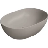 Раковина GSI Pura 886005 накладная, 50x35 см, Tortora opaco (Коричневый матовый)