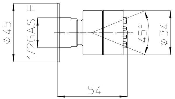 боковой душ bossini tondo-gom i00137.030 цвет хром