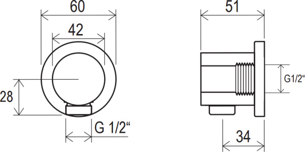 шланговое подключение ravak 701.00 x07p004