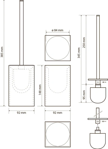 Ёршик для унитаза Bemeta Gamma 145613310