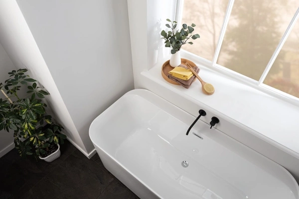 акриловая ванна allen brau infinity 2.21001.20 170x80 см, цвет белый глянец