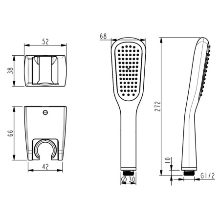 смеситель для ванны lemark ursus lm7251bl черный