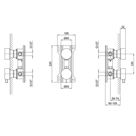 внутренняя часть fantini 17 00 a185a смесителя для душа