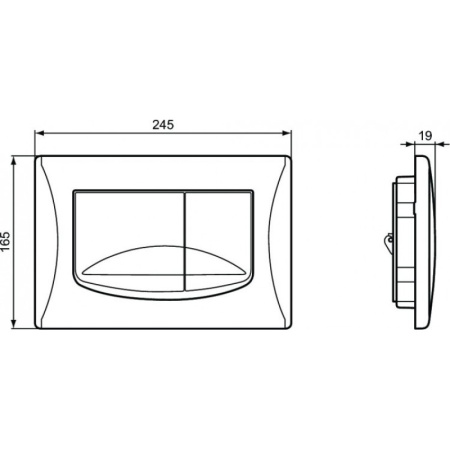 кнопка для инсталляции ideal standard solea m2 r0109ac