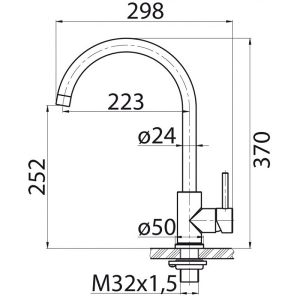 смеситель для кухни belbagno bb-lam03-in