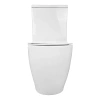 унитаз компакт azario corsa az-2062s напольный, безободковый, с бачком и сиденьем микролифт, 63х38х83 см, белый