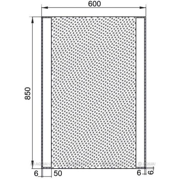 зеркало с подсветкой 60х85 см aquanet форли 00196657