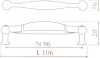 комод style line олеандр-2 60 люкс, рельеф пастель