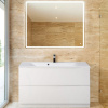 тумба под раковину belbagno marino 120 marino-1200-2c-pia-bl-p bianco lucido