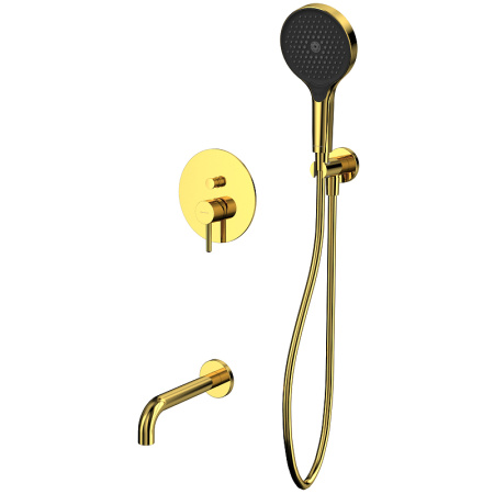 Смеситель для ванны Whitecross Y gold YSET06TOPGL Золото