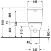 унитаз напольный duravit darling new 2138090000