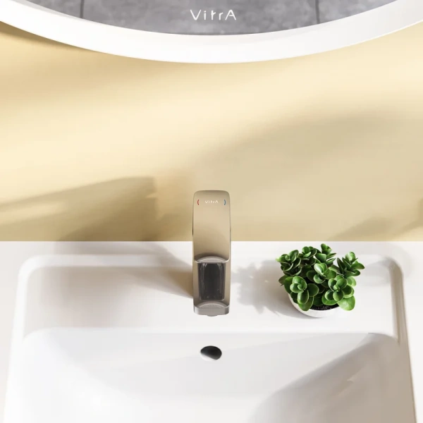 смеситель для раковины vitra root square a42731exp хром