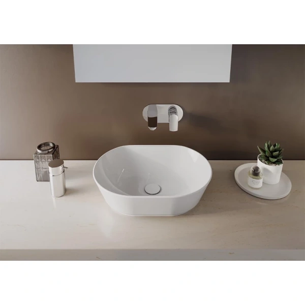 раковина-чаша vitra geo 55 7427b003-0012, цвет белый