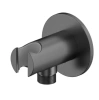 душевой комплект whitecross y yset04basicgm с внутренней частью, оружейная сталь