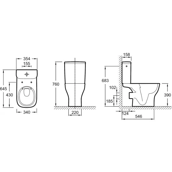 бачок для унитаза jacob delafon struktura etag212-wte белый