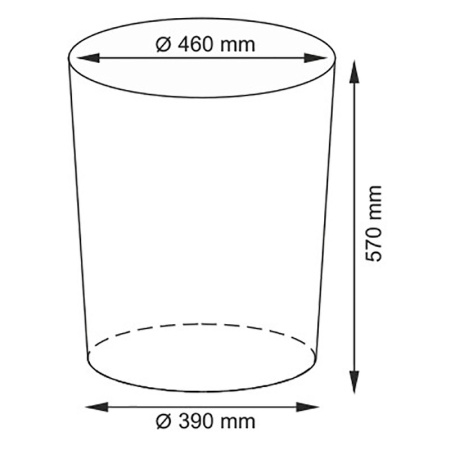 корзина для белья wasserkraft leine wb-350-l с крышкой, цвет светло-коричневая