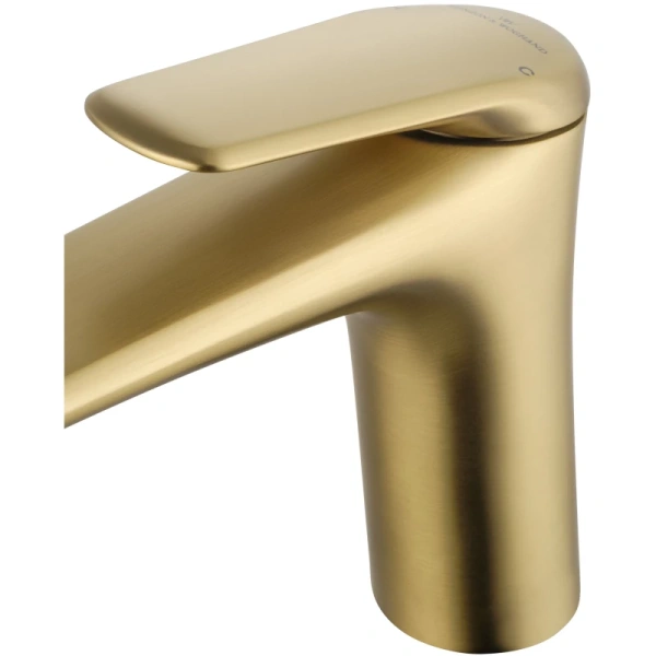 смеситель для раковины wonzon & woghand elbe ww-a41222-bg золотой матовый