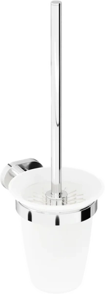 Ёршик для унитаза AM.PM Sense L A7433300 настеный, хром | стекло матовое