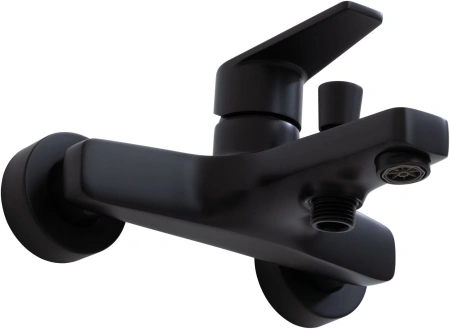смеситель для ванны allen brau eclipse 5.e1003-31 черный матовый