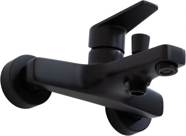 смеситель для ванны allen brau eclipse 5.e1003-31 черный матовый