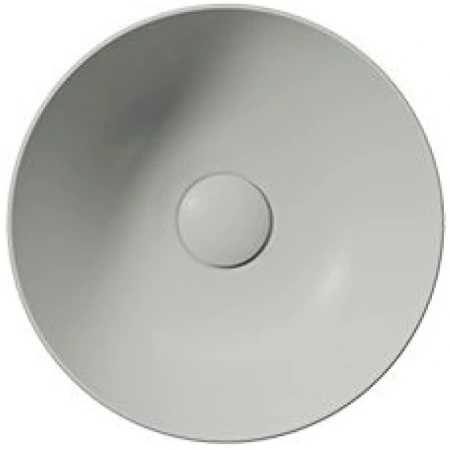 раковина gsi pura 885417 накладная, ø32 см, cenere opaco (серый матовый)