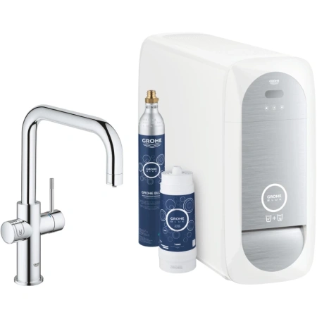 Смеситель для мойки с функцией очистки водопроводной воды Grohe Blue Home 31456000