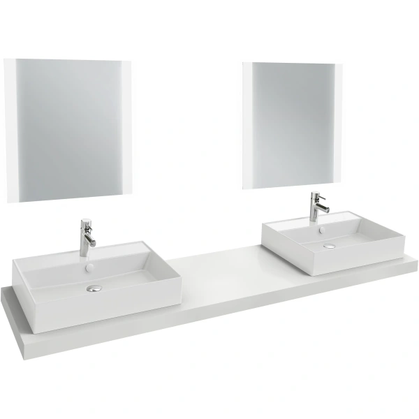 зеркало jacob delafon replique 60 eb1470-nf с подсветкой с инфракрасным выключателем с функцией антипар