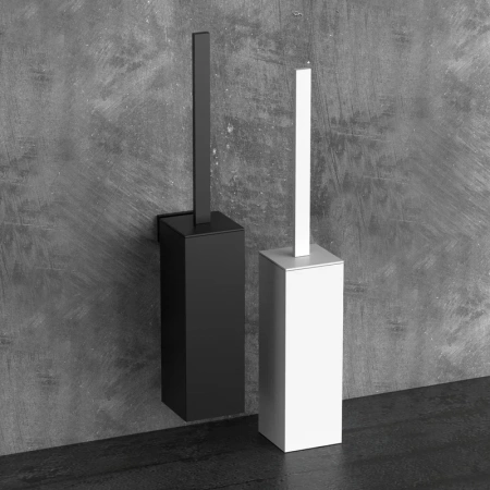 ёршик для унитаза colombo design look b1607.nm настенный, черный матовый