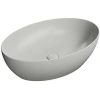 Раковина GSI Pura 884217 накладная, 60x42 см, Cenere opaco (Серый матовый)