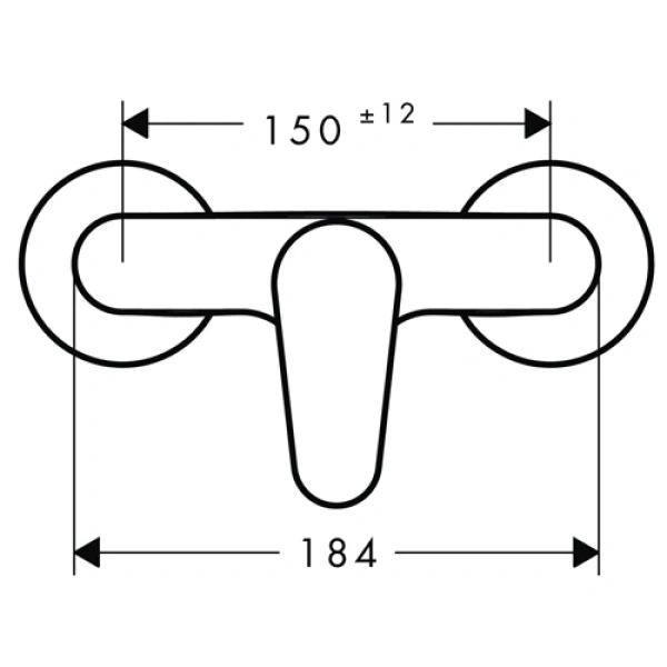смеситель для душа hansgrohe talis e2 31662000