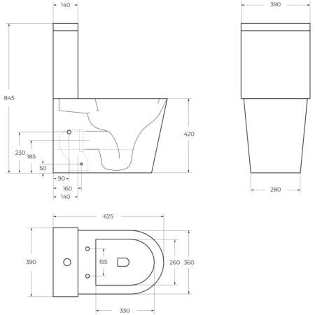 унитаз компакт belbagno flay-tor bb2149cp-tor без бачка и сиденья