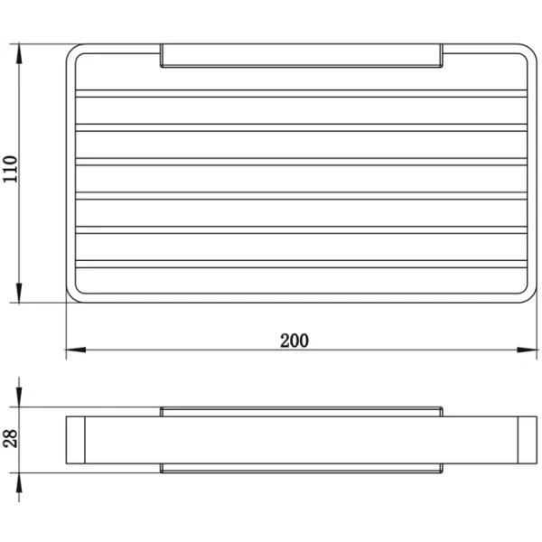 Мыльница WHITECROSS Cubo CU2424NIB брашированный никель
