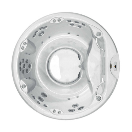 минибассейн jacuzzi alimia 944513465 ø2120x900 мм., отдельностоящий, панели graphite, цвет platinum