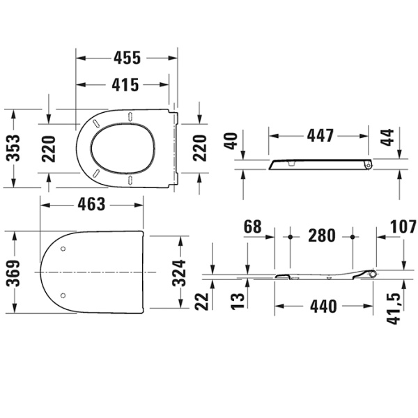 сиденье duravit qatego 0026890000 для унитаз с микролифтом, белое