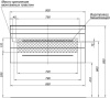 тумба с раковиной aquanet верона 90 белый (подвесная 2 ящика)