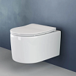 Унитаз Ceramicanova Moments CN3003 подвесной, с сиденьем микролифт, белая