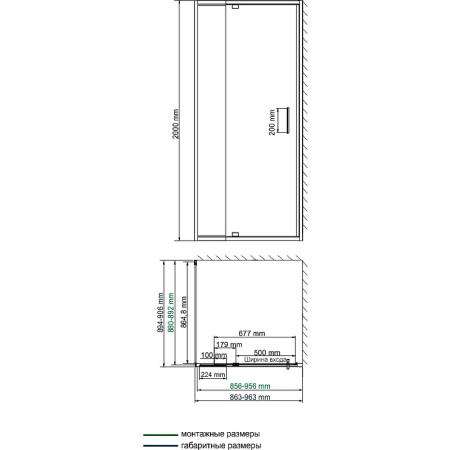 душевой уголок wasserkraft berkel 90×90 48p03 профиль хром, стекло прозрачное