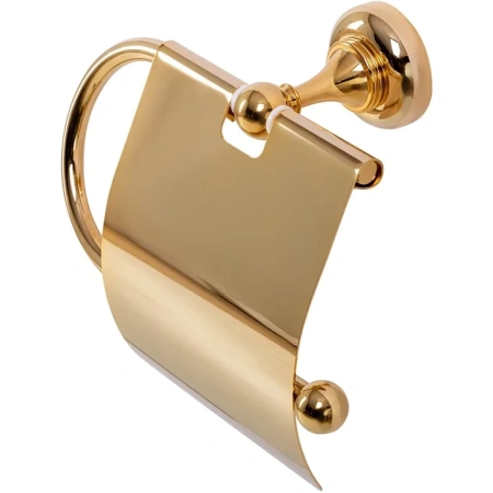 держатель туалетной бумаги cezares aphrodite aphrodite-trh-03/24-m с крышкой золото 24 карат