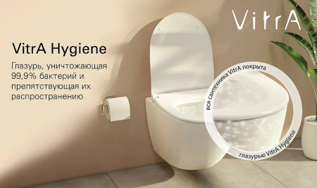 комплект унитаз с инсталляцией vitra normus 9773b003-7201 с сиденьем микролифт и с белой клавишей смыва