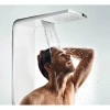 душевая панель hansgrohe raindance lift 27008400 2jet термостатическая, белый/хром