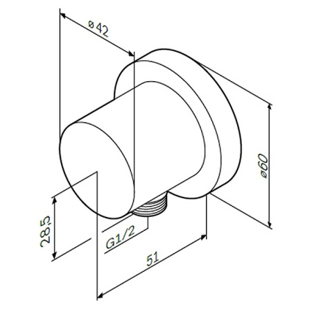 шланговое подключение am.pm f0600e00