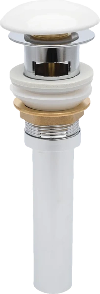 Донный клапан AQUAme AQM7002-1W клик клак, белый