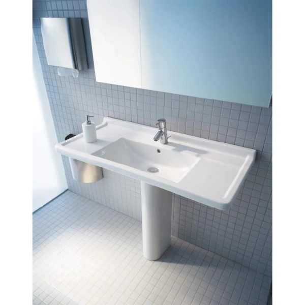 раковина накладная/полувстраиваемая 105 см duravit starck 3 0304100000