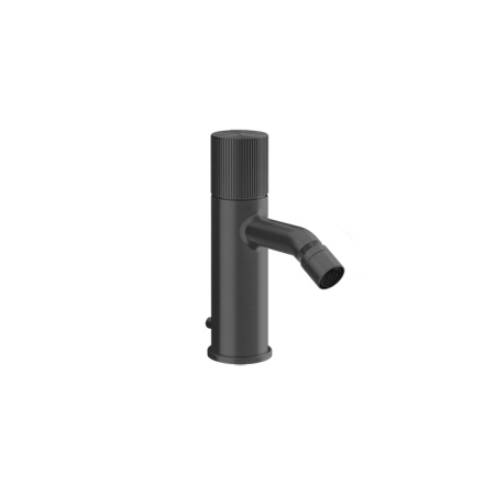 Смеситель Gessi Habito Rigato 70507#706 для биде, с донным клапаном, цвет Black Metal PVD